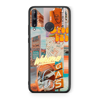 Huawei P40 Lite E Groovy Babe Θήκη Αγίου Βαλεντίνου από τη Smartfits με σχέδιο στο πίσω μέρος και μαύρο περίβλημα | Smartphone case with colorful back and black bezels by Smartfits