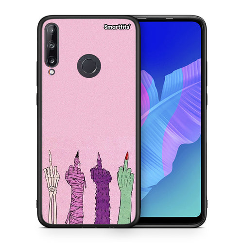 Θήκη Huawei P40 Lite E Halloween Be A Lady από τη Smartfits με σχέδιο στο πίσω μέρος και μαύρο περίβλημα | Huawei P40 Lite E Halloween Be A Lady case with colorful back and black bezels