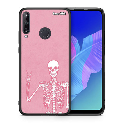 Θήκη Huawei P40 Lite E Halloween Motivation από τη Smartfits με σχέδιο στο πίσω μέρος και μαύρο περίβλημα | Huawei P40 Lite E Halloween Motivation case with colorful back and black bezels