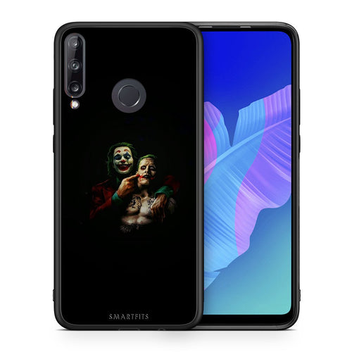 Θήκη Huawei P40 Lite E Clown Hero από τη Smartfits με σχέδιο στο πίσω μέρος και μαύρο περίβλημα | Huawei P40 Lite E Clown Hero case with colorful back and black bezels