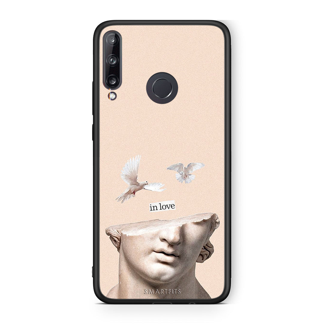 Huawei P40 Lite E In Love θήκη από τη Smartfits με σχέδιο στο πίσω μέρος και μαύρο περίβλημα | Smartphone case with colorful back and black bezels by Smartfits