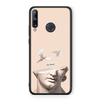 Huawei P40 Lite E In Love θήκη από τη Smartfits με σχέδιο στο πίσω μέρος και μαύρο περίβλημα | Smartphone case with colorful back and black bezels by Smartfits
