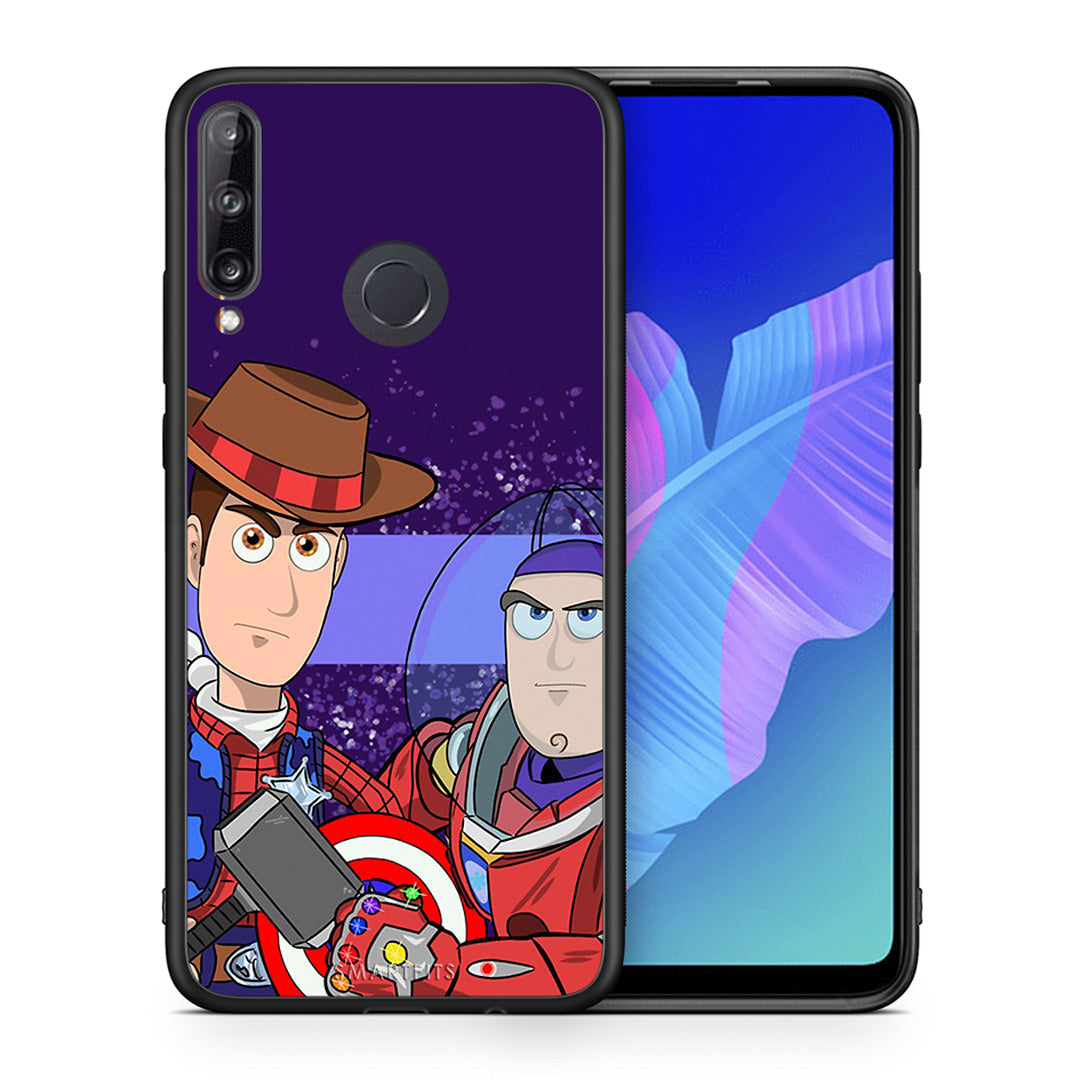 Θήκη Huawei P40 Lite E Infinity Story από τη Smartfits με σχέδιο στο πίσω μέρος και μαύρο περίβλημα | Huawei P40 Lite E Infinity Story case with colorful back and black bezels