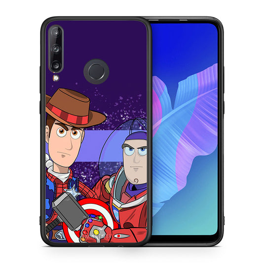 Θήκη Huawei P40 Lite E Infinity Story από τη Smartfits με σχέδιο στο πίσω μέρος και μαύρο περίβλημα | Huawei P40 Lite E Infinity Story case with colorful back and black bezels