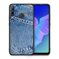 Thumbnail for Θήκη Huawei P40 Lite E Jeans Pocket από τη Smartfits με σχέδιο στο πίσω μέρος και μαύρο περίβλημα | Huawei P40 Lite E Jeans Pocket case with colorful back and black bezels