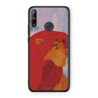 Thumbnail for Huawei P40 Lite E Lion Love 1 Θήκη Αγίου Βαλεντίνου από τη Smartfits με σχέδιο στο πίσω μέρος και μαύρο περίβλημα | Smartphone case with colorful back and black bezels by Smartfits