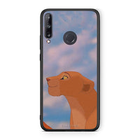 Thumbnail for Huawei P40 Lite E Lion Love 2 Θήκη Αγίου Βαλεντίνου από τη Smartfits με σχέδιο στο πίσω μέρος και μαύρο περίβλημα | Smartphone case with colorful back and black bezels by Smartfits