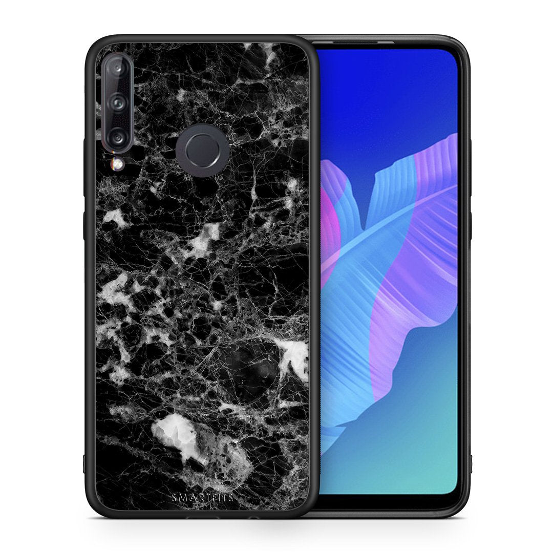 Θήκη Huawei P40 Lite E Male Marble από τη Smartfits με σχέδιο στο πίσω μέρος και μαύρο περίβλημα | Huawei P40 Lite E Male Marble case with colorful back and black bezels