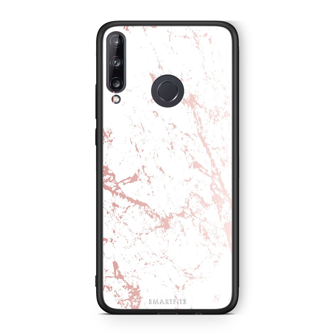 116 - Huawei P40 Lite E  Pink Splash Marble case, cover, bumper