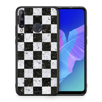 Thumbnail for Θήκη Huawei P40 Lite E Square Geometric Marble από τη Smartfits με σχέδιο στο πίσω μέρος και μαύρο περίβλημα | Huawei P40 Lite E Square Geometric Marble case with colorful back and black bezels