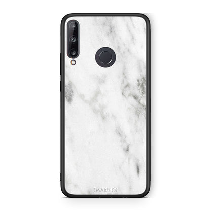 2 - Huawei P40 Lite E  White marble case, cover, bumper