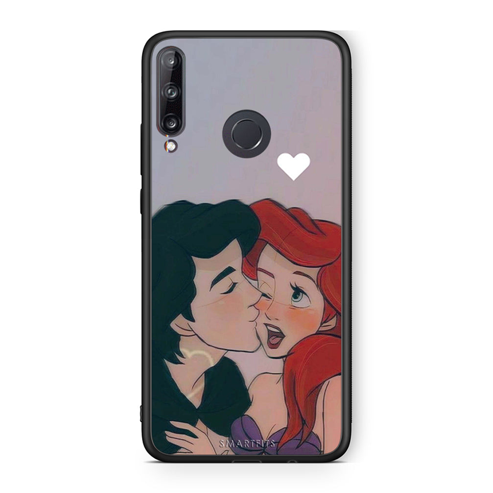 Huawei P40 Lite E Mermaid Love Θήκη Αγίου Βαλεντίνου από τη Smartfits με σχέδιο στο πίσω μέρος και μαύρο περίβλημα | Smartphone case with colorful back and black bezels by Smartfits