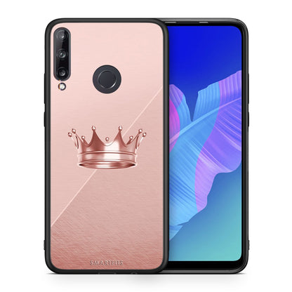 Θήκη Huawei P40 Lite E Crown Minimal από τη Smartfits με σχέδιο στο πίσω μέρος και μαύρο περίβλημα | Huawei P40 Lite E Crown Minimal case with colorful back and black bezels