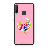 Thumbnail for Huawei P40 Lite E Moon Girl θήκη από τη Smartfits με σχέδιο στο πίσω μέρος και μαύρο περίβλημα | Smartphone case with colorful back and black bezels by Smartfits