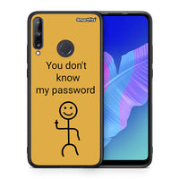 Thumbnail for Θήκη Huawei P40 Lite E My Password από τη Smartfits με σχέδιο στο πίσω μέρος και μαύρο περίβλημα | Huawei P40 Lite E My Password case with colorful back and black bezels