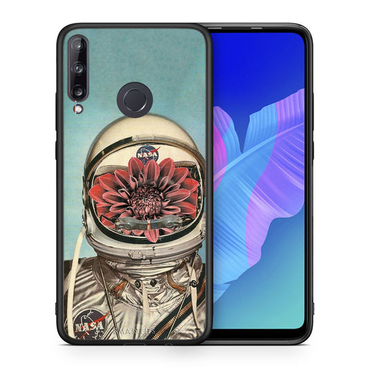 Θήκη Huawei P40 Lite E Nasa Bloom από τη Smartfits με σχέδιο στο πίσω μέρος και μαύρο περίβλημα | Huawei P40 Lite E Nasa Bloom case with colorful back and black bezels