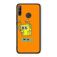 Thumbnail for Huawei P40 Lite E No Money 2 Θήκη Αγίου Βαλεντίνου από τη Smartfits με σχέδιο στο πίσω μέρος και μαύρο περίβλημα | Smartphone case with colorful back and black bezels by Smartfits