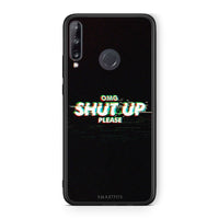 Thumbnail for Huawei P40 Lite E OMG ShutUp θήκη από τη Smartfits με σχέδιο στο πίσω μέρος και μαύρο περίβλημα | Smartphone case with colorful back and black bezels by Smartfits
