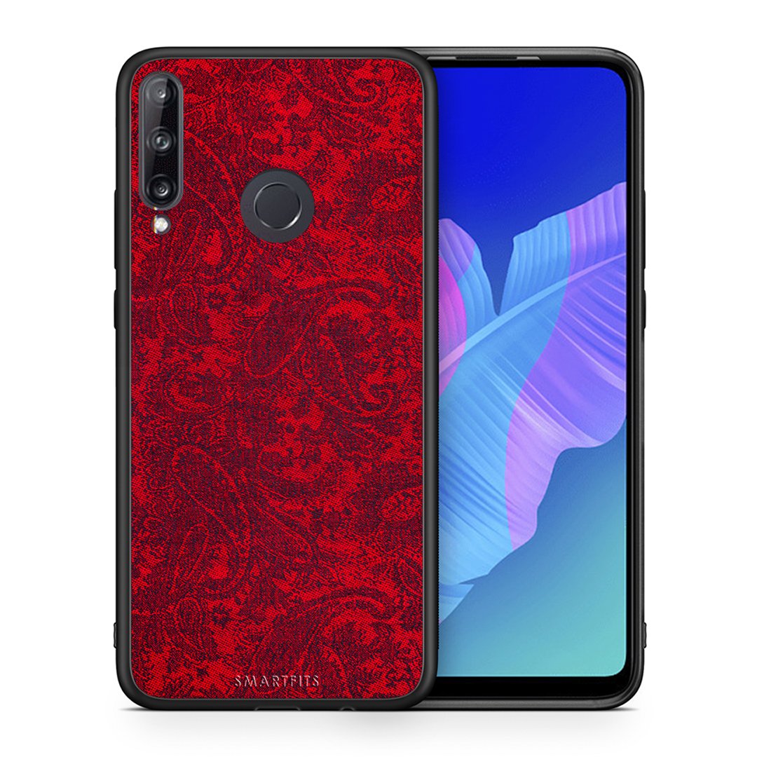 Θήκη Huawei P40 Lite E Paisley Cashmere από τη Smartfits με σχέδιο στο πίσω μέρος και μαύρο περίβλημα | Huawei P40 Lite E Paisley Cashmere case with colorful back and black bezels
