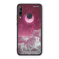 Thumbnail for Huawei P40 Lite E Pink Moon Θήκη από τη Smartfits με σχέδιο στο πίσω μέρος και μαύρο περίβλημα | Smartphone case with colorful back and black bezels by Smartfits