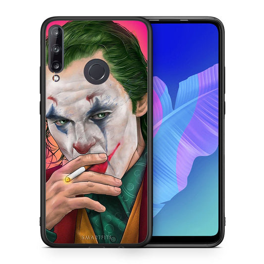 Θήκη Huawei P40 Lite E JokesOnU PopArt από τη Smartfits με σχέδιο στο πίσω μέρος και μαύρο περίβλημα | Huawei P40 Lite E JokesOnU PopArt case with colorful back and black bezels