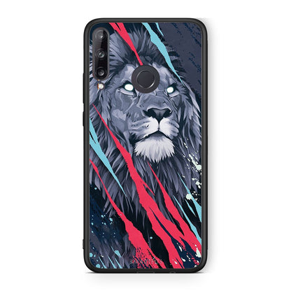 4 - Huawei P40 Lite E Lion Designer PopArt case, cover, bumper