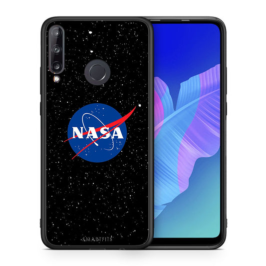 Θήκη Huawei P40 Lite E NASA PopArt από τη Smartfits με σχέδιο στο πίσω μέρος και μαύρο περίβλημα | Huawei P40 Lite E NASA PopArt case with colorful back and black bezels
