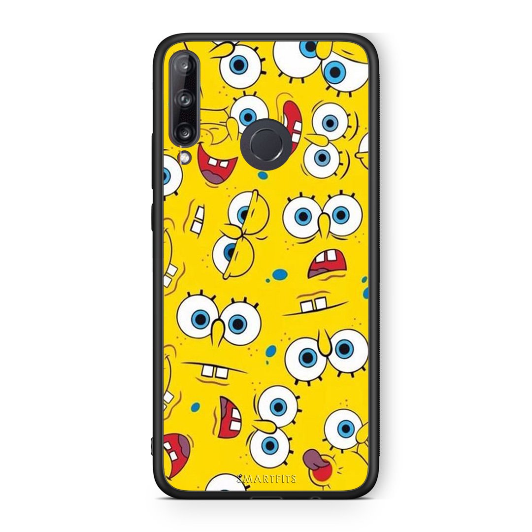 4 - Huawei P40 Lite E Sponge PopArt case, cover, bumper