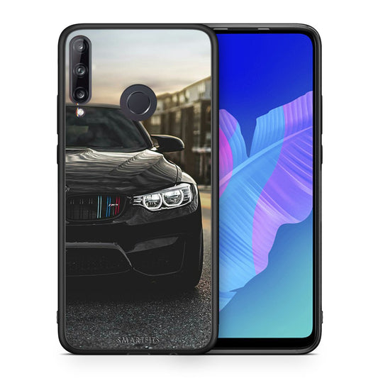 Θήκη Huawei P40 Lite E M3 Racing από τη Smartfits με σχέδιο στο πίσω μέρος και μαύρο περίβλημα | Huawei P40 Lite E M3 Racing case with colorful back and black bezels