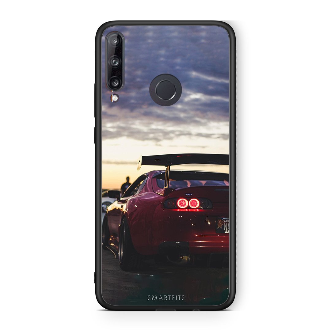Huawei P40 Lite E Racing Supra θήκη από τη Smartfits με σχέδιο στο πίσω μέρος και μαύρο περίβλημα | Smartphone case with colorful back and black bezels by Smartfits