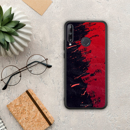 Red Paint - Huawei P40 Lite E θήκη