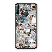 Thumbnail for Huawei P40 Lite E Retro Beach Life Θήκη από τη Smartfits με σχέδιο στο πίσω μέρος και μαύρο περίβλημα | Smartphone case with colorful back and black bezels by Smartfits