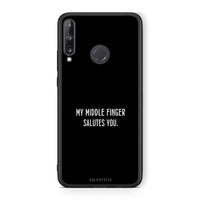 Thumbnail for Huawei P40 Lite E Salute θήκη από τη Smartfits με σχέδιο στο πίσω μέρος και μαύρο περίβλημα | Smartphone case with colorful back and black bezels by Smartfits