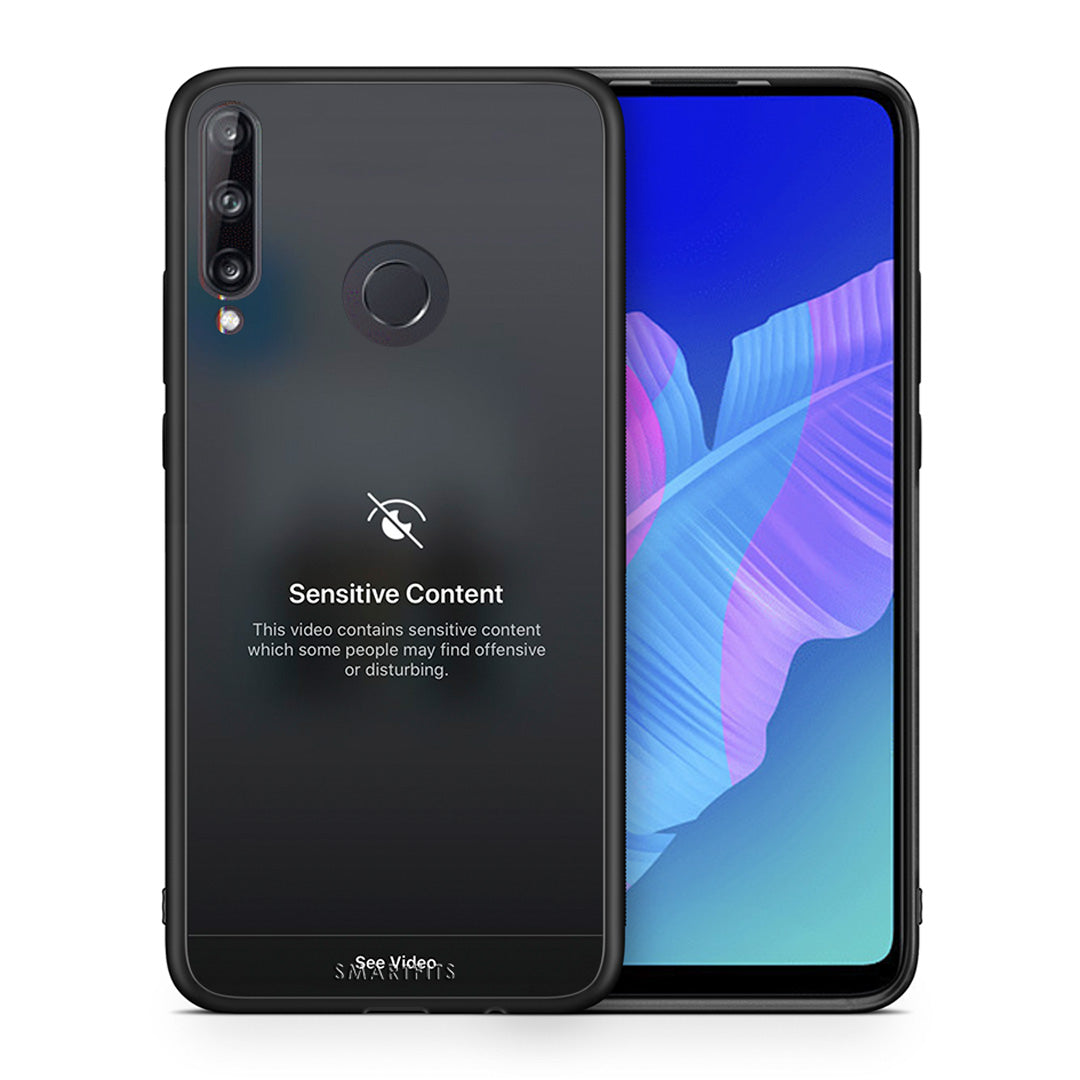 Θήκη Huawei P40 Lite E Sensitive Content από τη Smartfits με σχέδιο στο πίσω μέρος και μαύρο περίβλημα | Huawei P40 Lite E Sensitive Content case with colorful back and black bezels