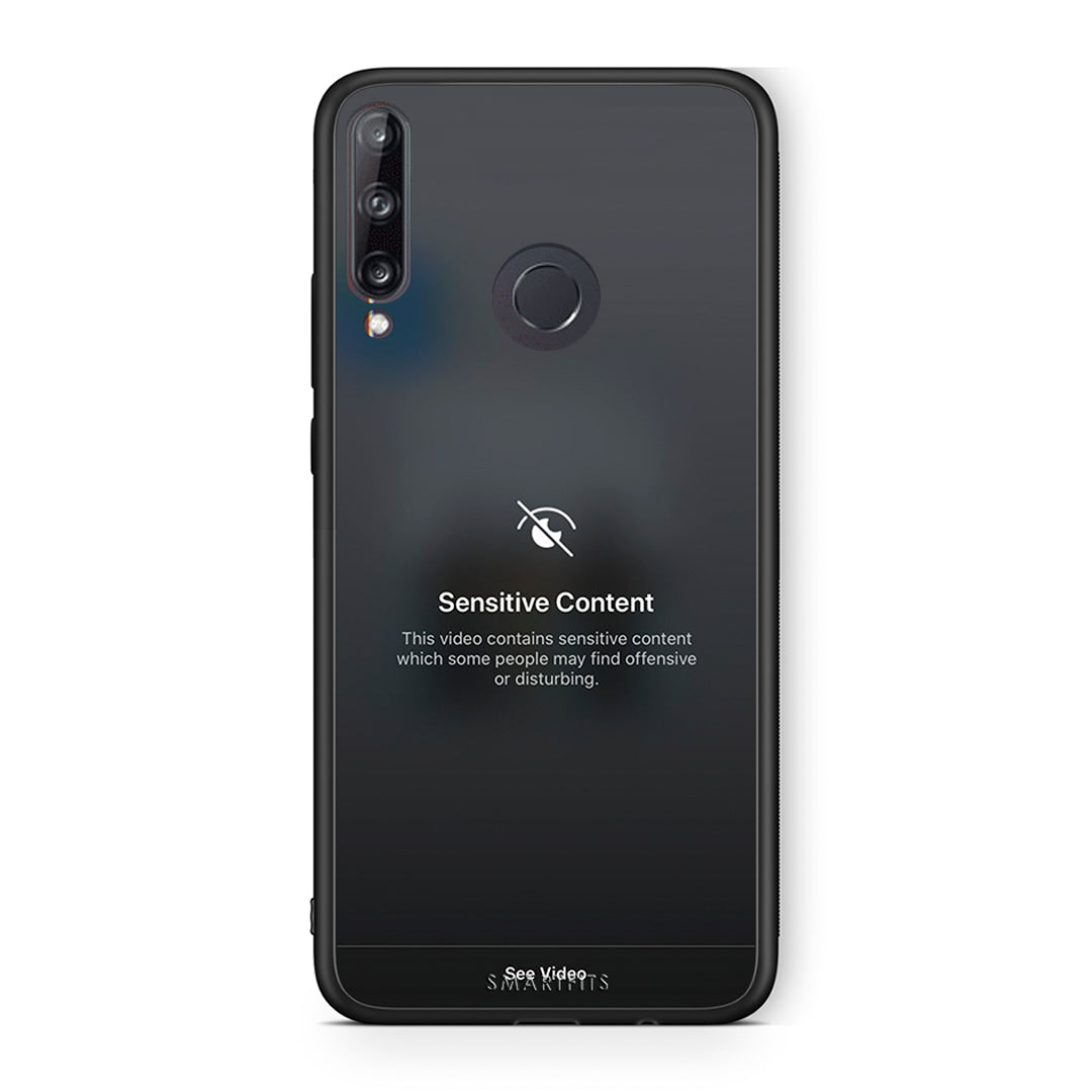 Huawei P40 Lite E Sensitive Content θήκη από τη Smartfits με σχέδιο στο πίσω μέρος και μαύρο περίβλημα | Smartphone case with colorful back and black bezels by Smartfits
