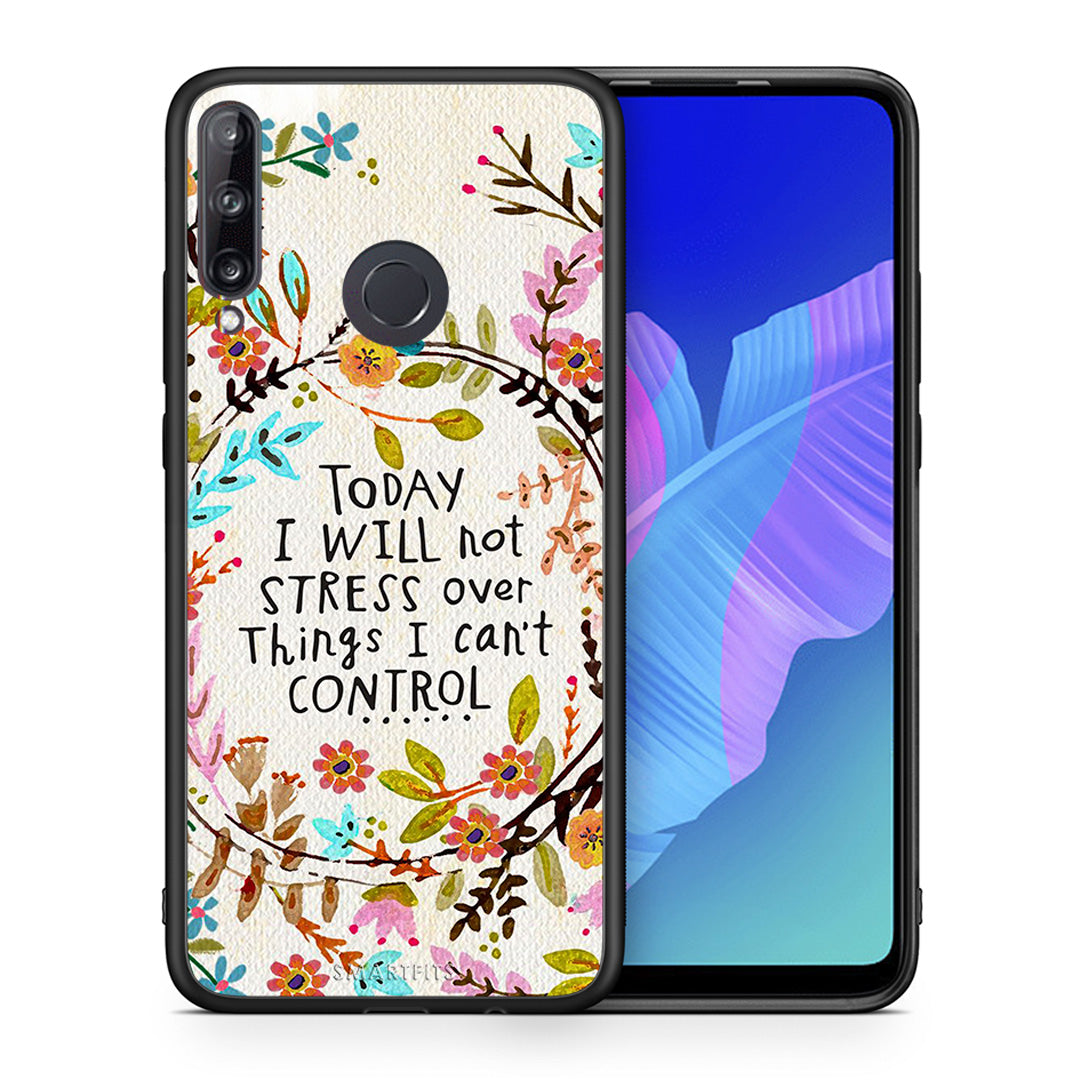 Θήκη Huawei P40 Lite E Stress Over από τη Smartfits με σχέδιο στο πίσω μέρος και μαύρο περίβλημα | Huawei P40 Lite E Stress Over case with colorful back and black bezels