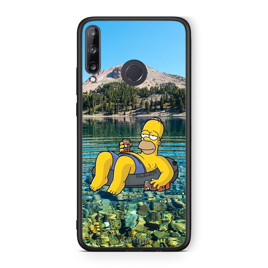 Huawei P40 Lite E Summer Happiness Θήκη από τη Smartfits με σχέδιο στο πίσω μέρος και μαύρο περίβλημα | Smartphone case with colorful back and black bezels by Smartfits