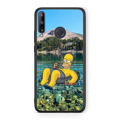Huawei P40 Lite E Summer Happiness Θήκη από τη Smartfits με σχέδιο στο πίσω μέρος και μαύρο περίβλημα | Smartphone case with colorful back and black bezels by Smartfits