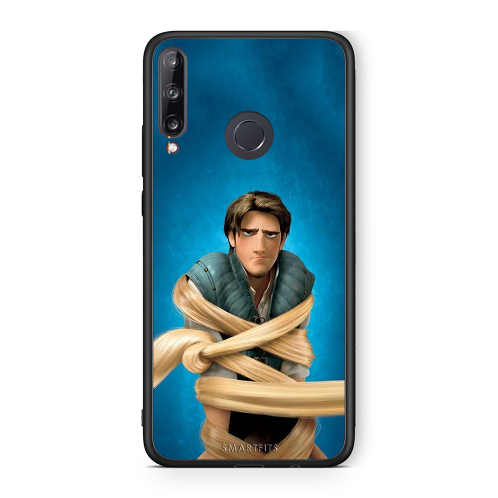Huawei P40 Lite E Tangled 1 Θήκη Αγίου Βαλεντίνου από τη Smartfits με σχέδιο στο πίσω μέρος και μαύρο περίβλημα | Smartphone case with colorful back and black bezels by Smartfits