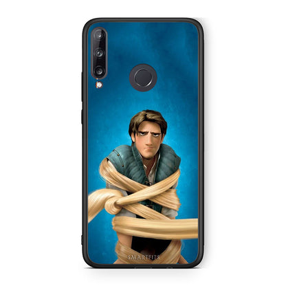 Huawei P40 Lite E Tangled 1 Θήκη Αγίου Βαλεντίνου από τη Smartfits με σχέδιο στο πίσω μέρος και μαύρο περίβλημα | Smartphone case with colorful back and black bezels by Smartfits