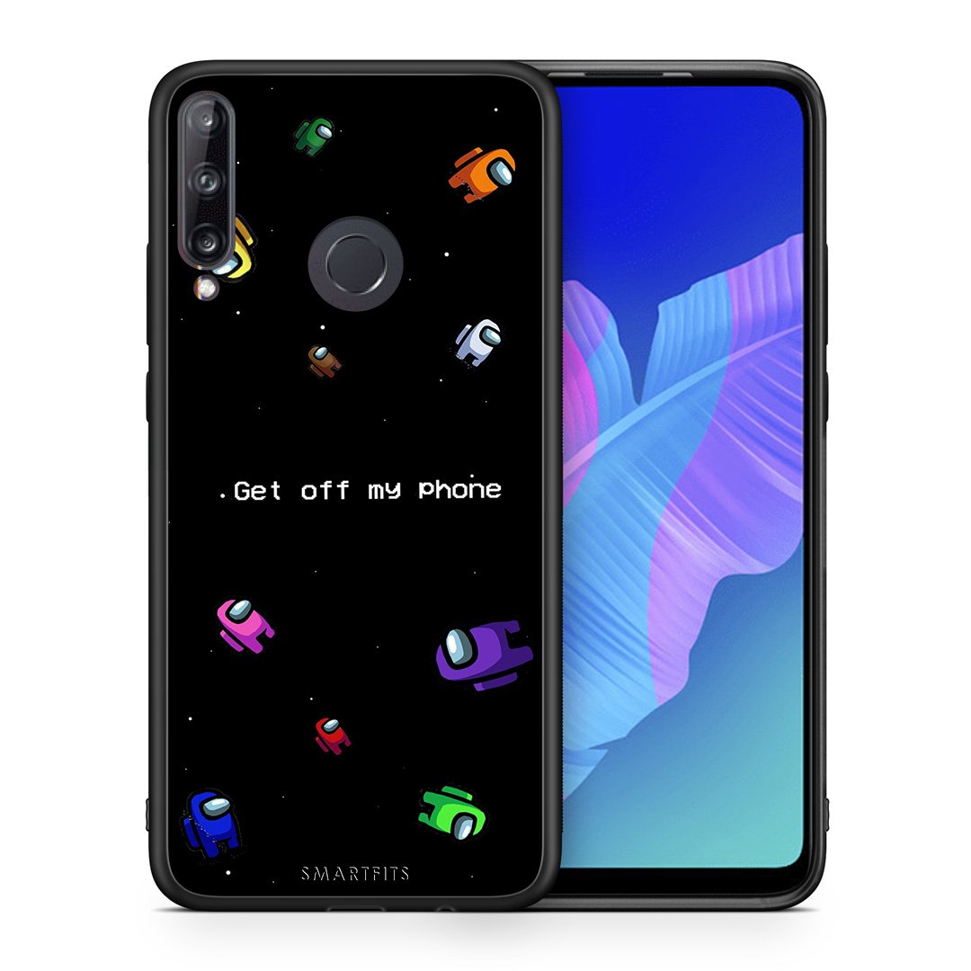 Θήκη Huawei P40 Lite E AFK Text από τη Smartfits με σχέδιο στο πίσω μέρος και μαύρο περίβλημα | Huawei P40 Lite E AFK Text case with colorful back and black bezels
