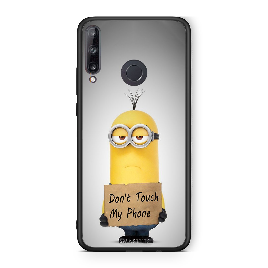 4 - Huawei P40 Lite E Minion Text case, cover, bumper