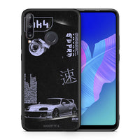 Thumbnail for Θήκη Αγίου Βαλεντίνου Huawei P40 Lite E Tokyo Drift από τη Smartfits με σχέδιο στο πίσω μέρος και μαύρο περίβλημα | Huawei P40 Lite E Tokyo Drift case with colorful back and black bezels