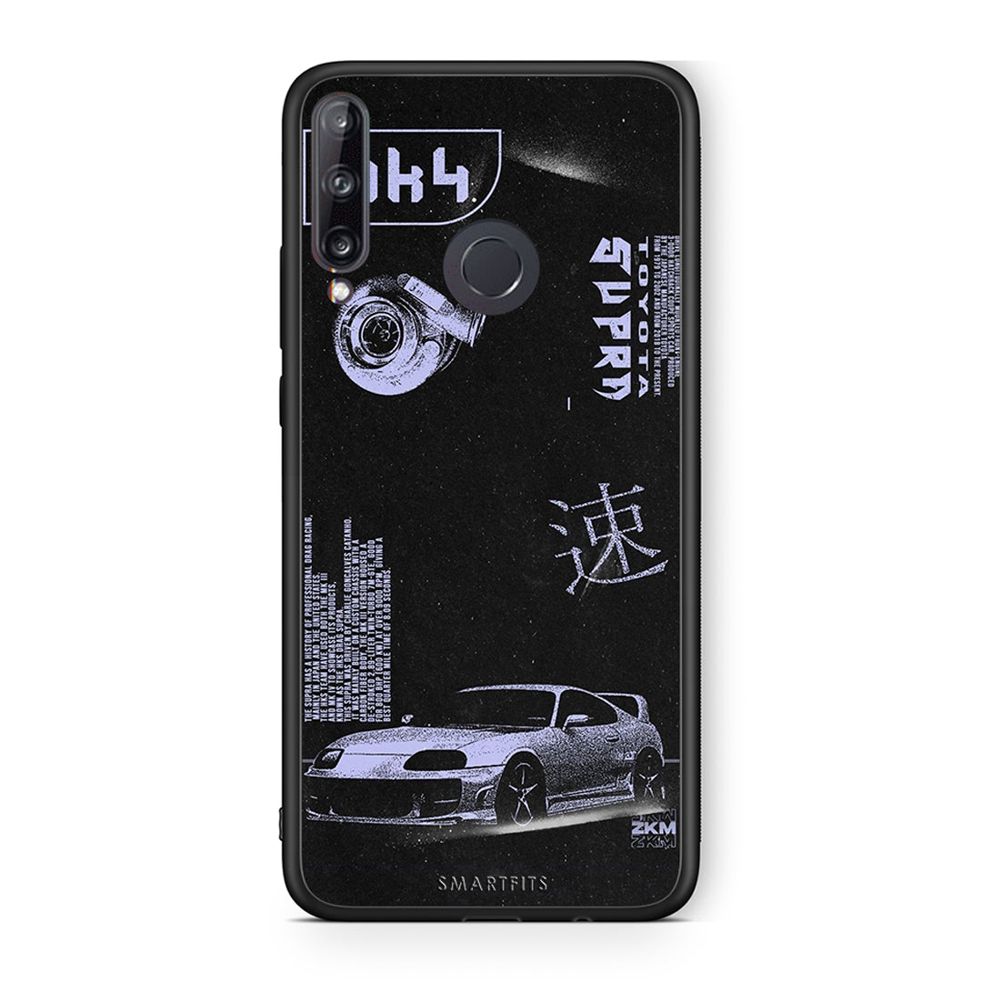 Huawei P40 Lite E Tokyo Drift Θήκη Αγίου Βαλεντίνου από τη Smartfits με σχέδιο στο πίσω μέρος και μαύρο περίβλημα | Smartphone case with colorful back and black bezels by Smartfits