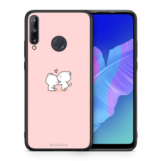Θήκη Huawei P40 Lite E Love Valentine από τη Smartfits με σχέδιο στο πίσω μέρος και μαύρο περίβλημα | Huawei P40 Lite E Love Valentine case with colorful back and black bezels