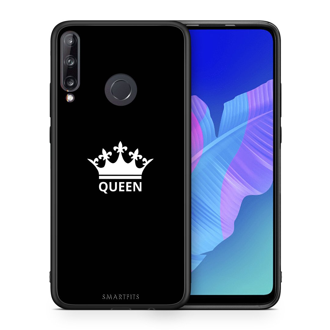 Θήκη Huawei P40 Lite E Queen Valentine από τη Smartfits με σχέδιο στο πίσω μέρος και μαύρο περίβλημα | Huawei P40 Lite E Queen Valentine case with colorful back and black bezels