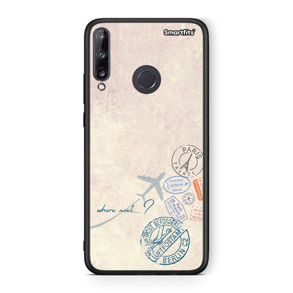 Huawei P40 Lite E Where Next Θήκη από τη Smartfits με σχέδιο στο πίσω μέρος και μαύρο περίβλημα | Smartphone case with colorful back and black bezels by Smartfits