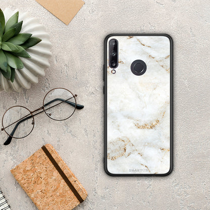 White Gold Marble - Huawei P40 Lite E θήκη