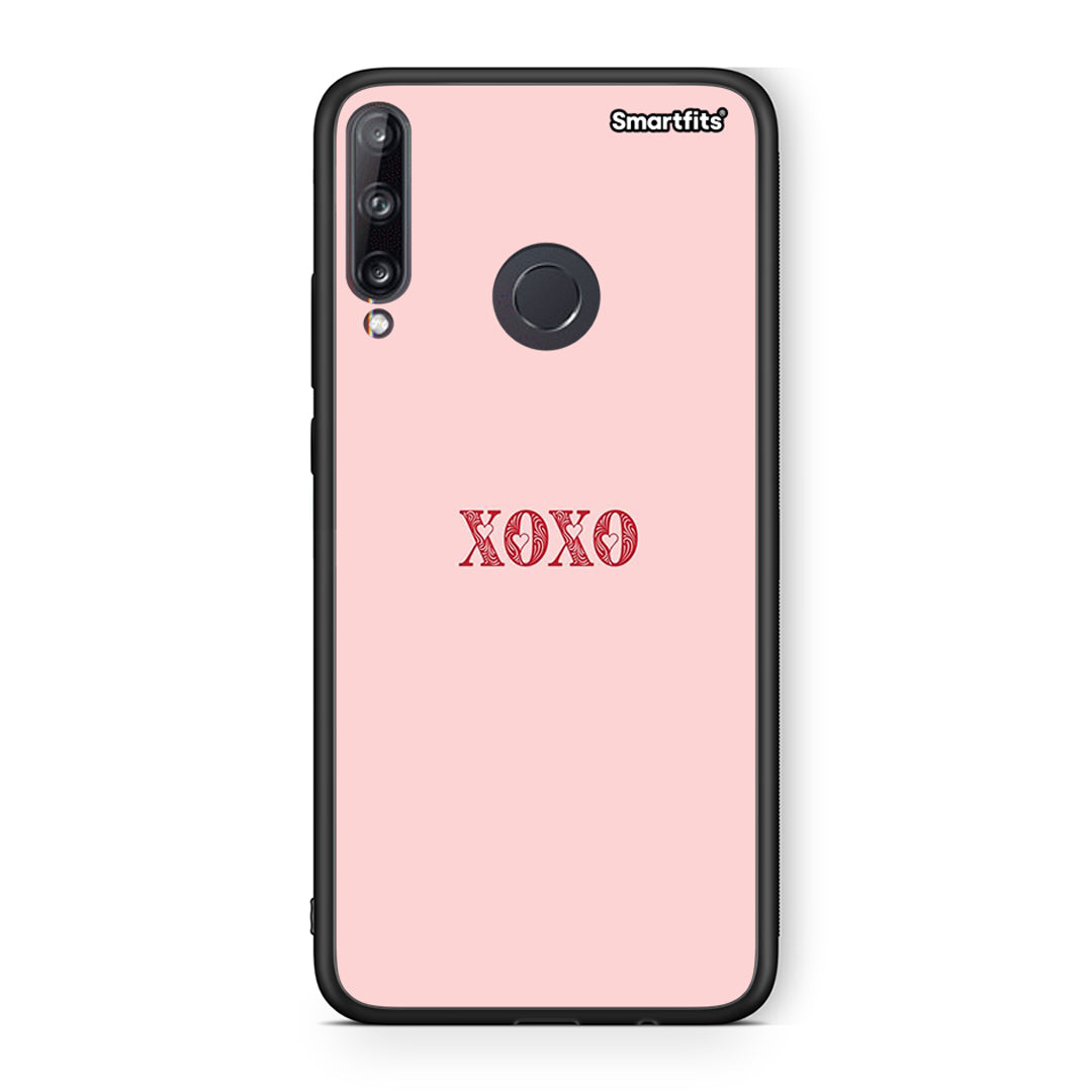 Huawei P40 Lite E XOXO Love θήκη από τη Smartfits με σχέδιο στο πίσω μέρος και μαύρο περίβλημα | Smartphone case with colorful back and black bezels by Smartfits