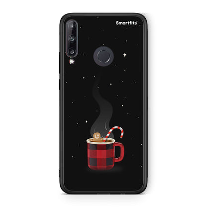 Huawei P40 Lite E Xmas Bathing θήκη από τη Smartfits με σχέδιο στο πίσω μέρος και μαύρο περίβλημα | Smartphone case with colorful back and black bezels by Smartfits